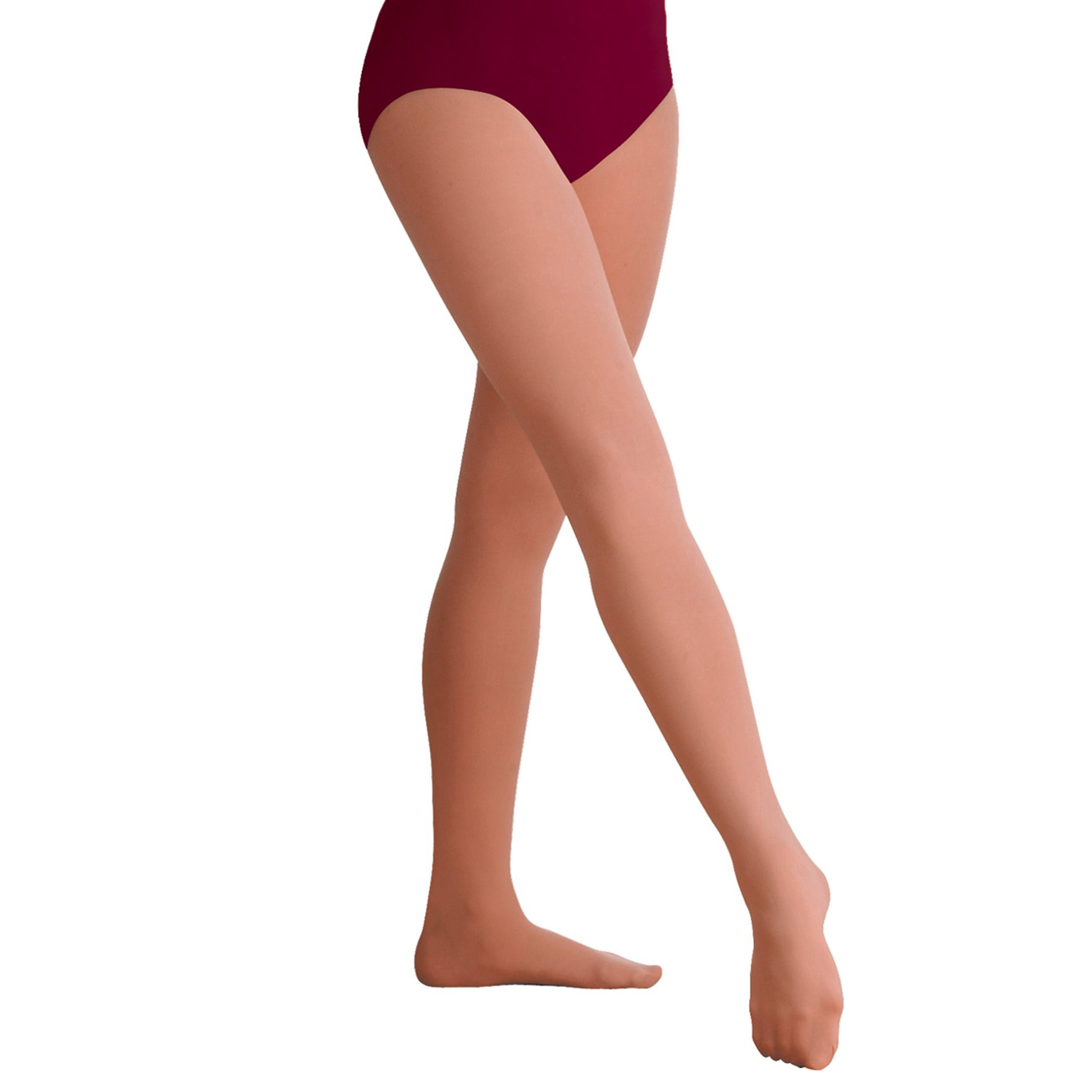 Body Wrappers C30 Child totalSTRETCH Soft Supplex/Lycra Footed Tight ( 3 Pack)